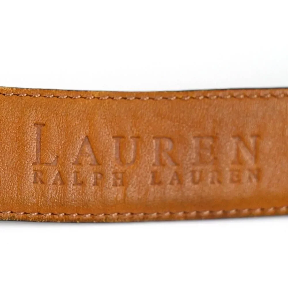 Lauren Ralph Lauren BLACK GENUINE LEATHER 1
